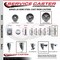 Service Caster 5 Inch Semi Steel Wheel Swivel 34 Inch Threaded Stem Caster with Brake SCC SCC-TS20S514-SSS-PLB-34212 - alternate 2
